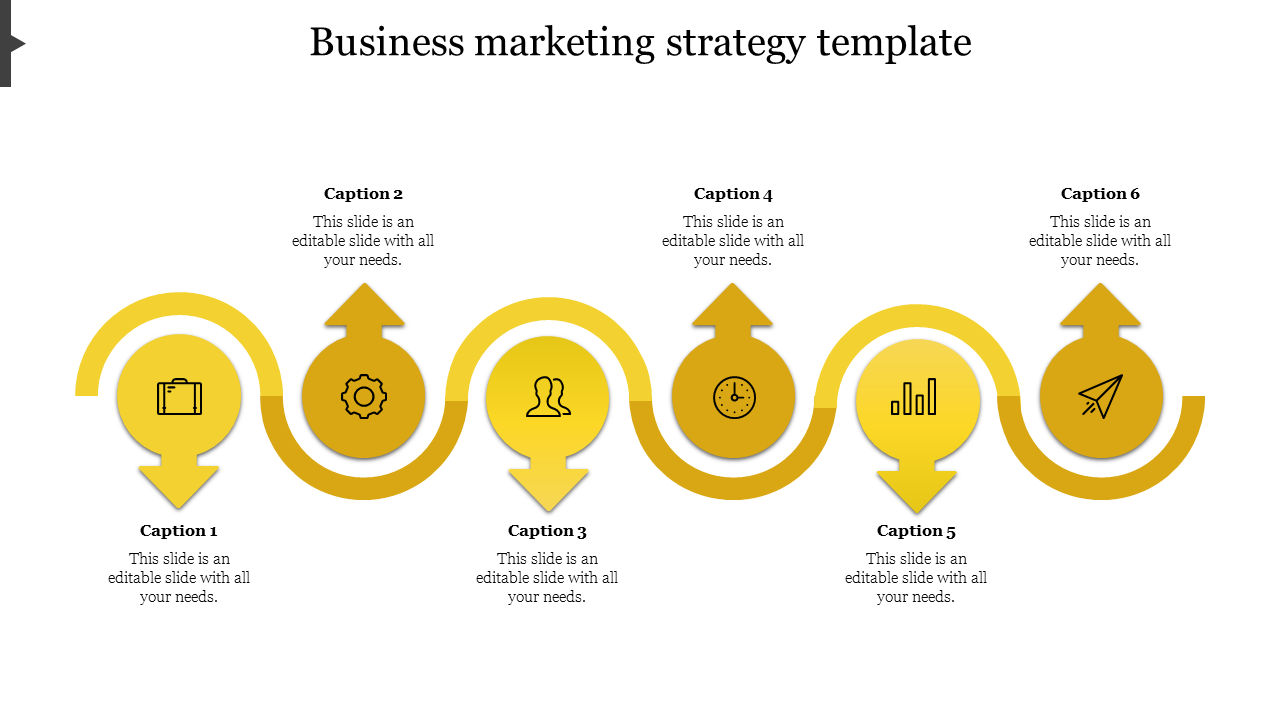 business marketing strategy template-6-Yellow